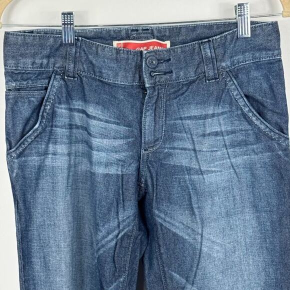 GAP Jeans Women's Dark Wash Flare Leg Jeans Size 4 Y2K Jeans 00s - Picture 3 of 10